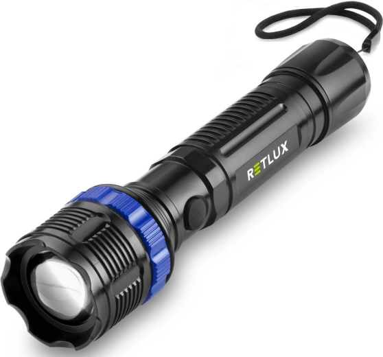 Retlux LED zseblámpa zoom funkcióval