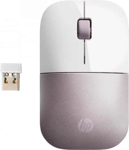 HP Z3700 vezeték nélküli egér, fehér/rózsaszín