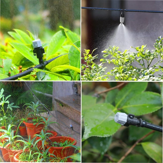 Kerti párásító és csepegtető öntözőrendszer 10 m, 10 szórófej készlet