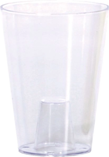 Coubi Orchid orchideacserép 13 cm – áttetsző fehér