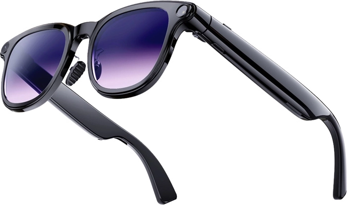 Okos napszemüveg COLMI A2 AI‑val és 3 cserélhető lencseszettel