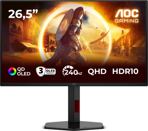 Játékmonitor 26,5" QD‑OLED 240 Hz