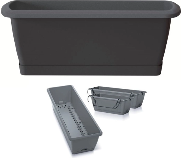 RESPANA EASYCARE önöntözős virágláda 39,7 cm, antracit