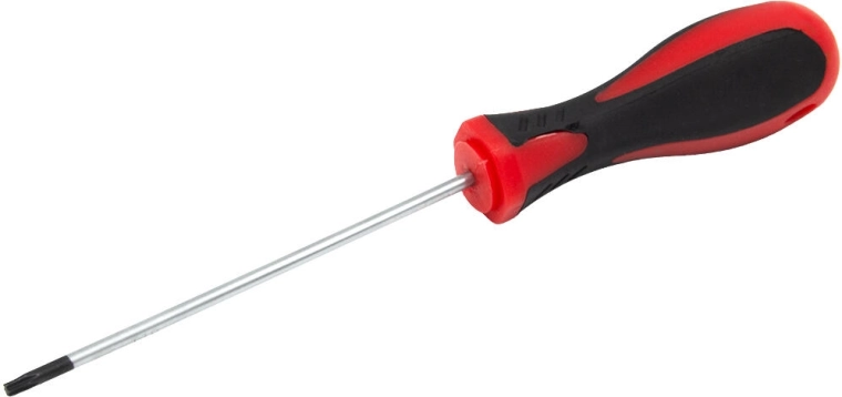 TORX T10 csavarhúzó S2 acélból, mágneses heggyel