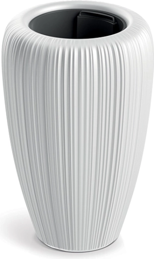 Orobo fehér virágcserép 29 cm - 1 db
