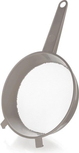 PRAKTIS konyhai szűrő 20 cm, nyéllel, latte