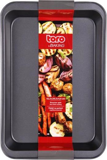 Toro tapadásmentes bevonatú szénacél tepsi 42 × 29 × 5,5 cm