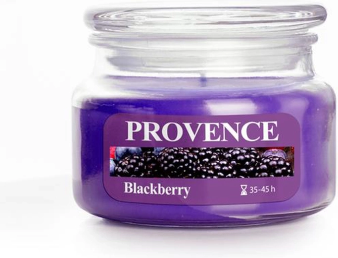 Illatgyertya üvegben PROVENCE szeder 45 óra