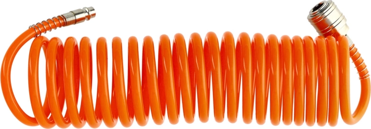 Spirál lég­tömlő 5 m gyorscsatlakozóval