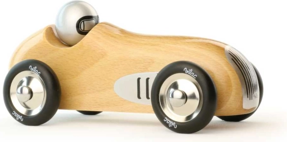 Vilac történelmi versenyautó természetes fából