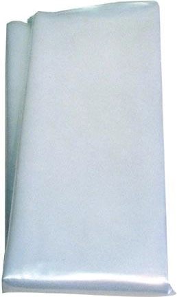 Építési és kerti ponyva 5 × 6 m, átlátszó, 0,10 mm