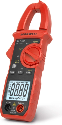 MAXWELL AC 400 A lakatfogós multiméter automatikus méréshatár-választással
