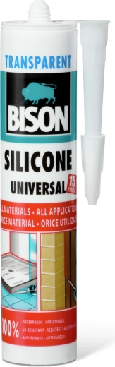Bison univerzális átlátszó szilikon 280 ml