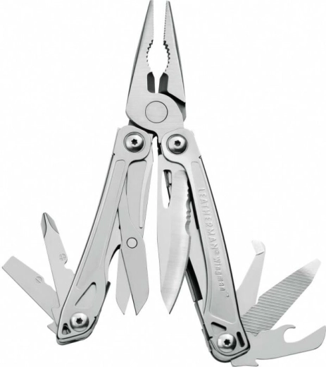 Leatherman Wingman rozsdamentes acél multifunkciós szerszám, 14 funkcióval