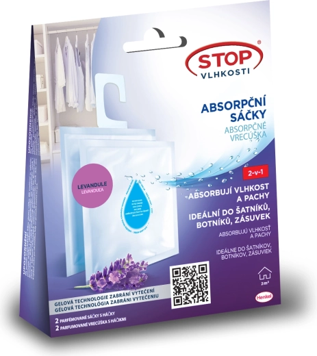 Ceresit Stop nedvesség abszorbens tasakok relax levendula 2×50 g
