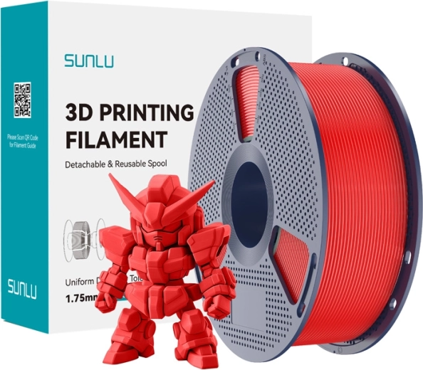 Sunlu filament PLA+ 2.0 piros 1,75 mm