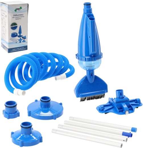 Medenceporszívó alumínium rúddal és 5 m-es tömlővel