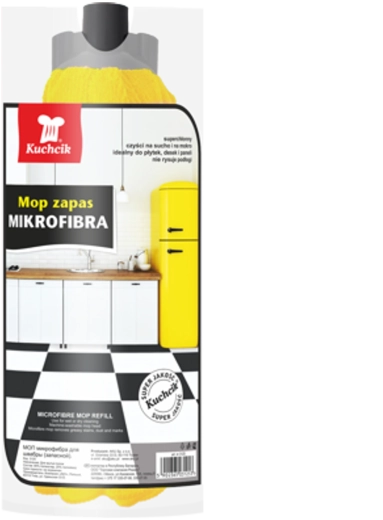 Power Scrub szalaggal ellátott mikroszálas felmosó KUCHCIK