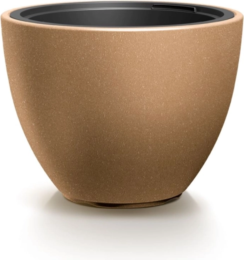 HEOS Eco Wood virágtartó betéttel, 56,9 cm átmérő, Naturo Eco szín