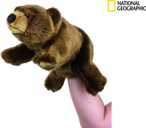 National Geographic grizzly medve kézbáb