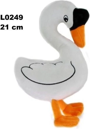 Dekoratív hattyú figura Łabędź L-249, 21 cm