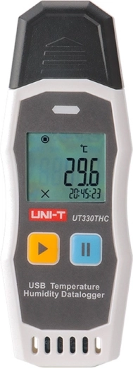 Digitális Uni-T UT330THC termo-higrométer USB-vel és adatnaplózással