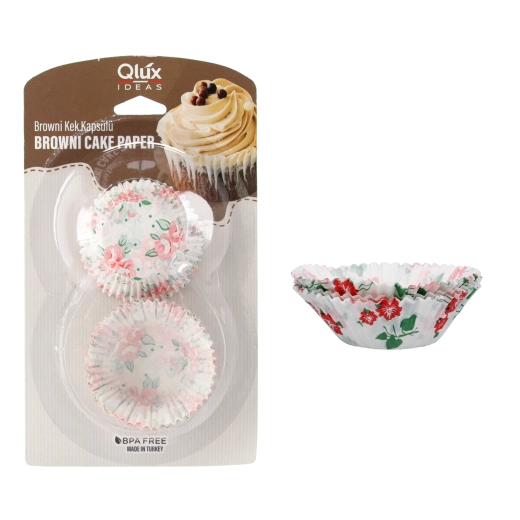 60 darabos 90 mm-es papír muffin- és cupcake-forma készlet