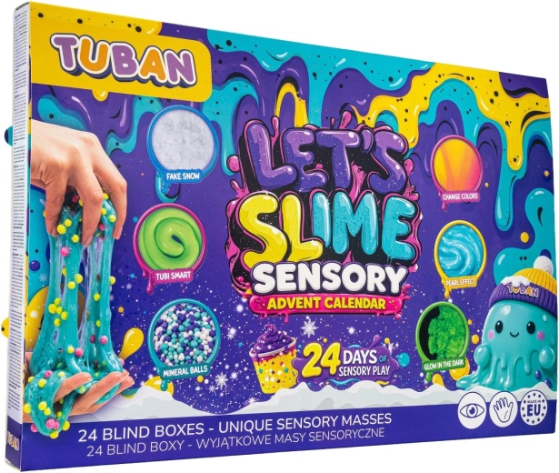 Adventi naptár Let's Slime – 24 nap érzékszervi móka