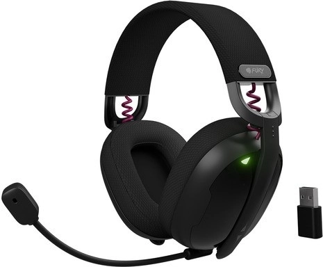 Fury Fukiya F6 vezeték nélküli gamer headset fekete