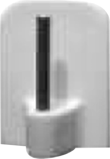 Öntapadó vitrádzhorgok fehér (műanyag és fém, 100 db)