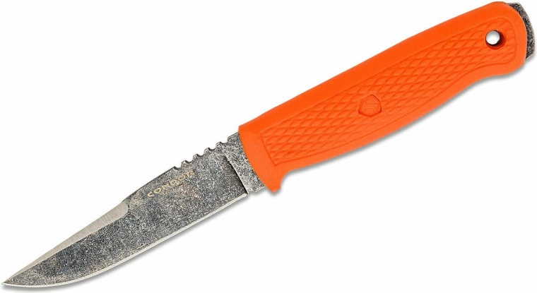 Condor Bushglider Orange kültéri kés tokkal, 10,7 cm