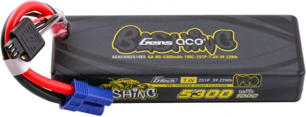 Gens Ace G-Tech LiPo akkumulátor 5300 mAh 7,4 V 100C 2S EC5 csatlakozóval