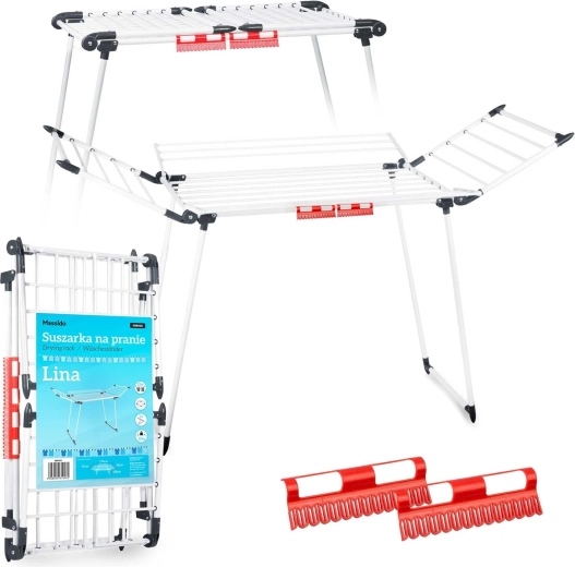 Összecsukható állványos ruhaszárító MASSIDO Lina 22 m