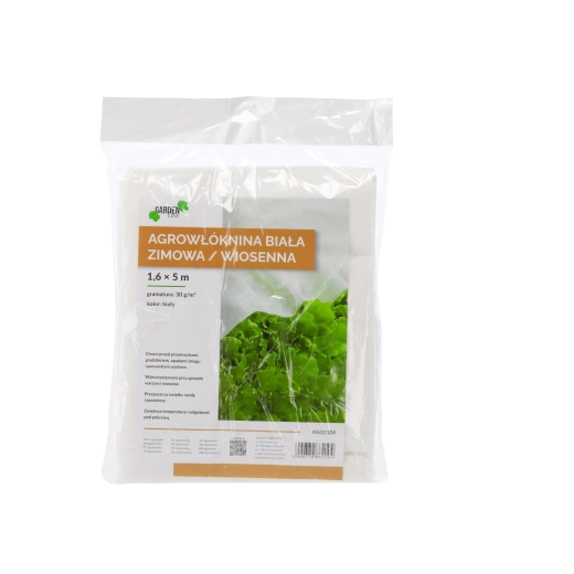 Téli és tavaszi agrotextil fehér 30 g/m² 1,6 × 5 m