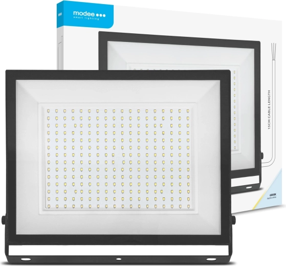 LED reflektor Modee E‑series Slim 200 W, 16000 lm, 120°, hideg fehér
