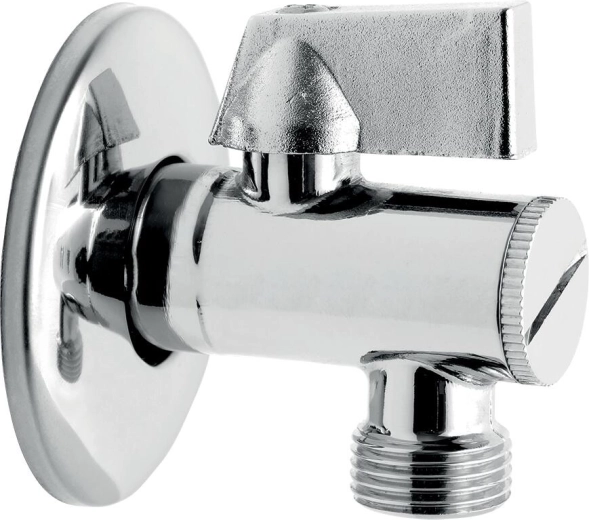 Sarokszelep szűrővel 1/2" x 3/8" alumínium karral