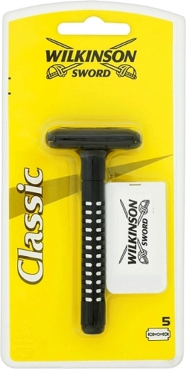 Wilkinson Sword klasszikus borotva + 5 db tartalék penge