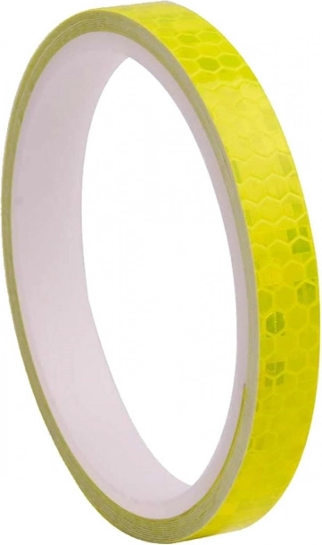 Reflexiós matrica sárga 1 cm x 8 m