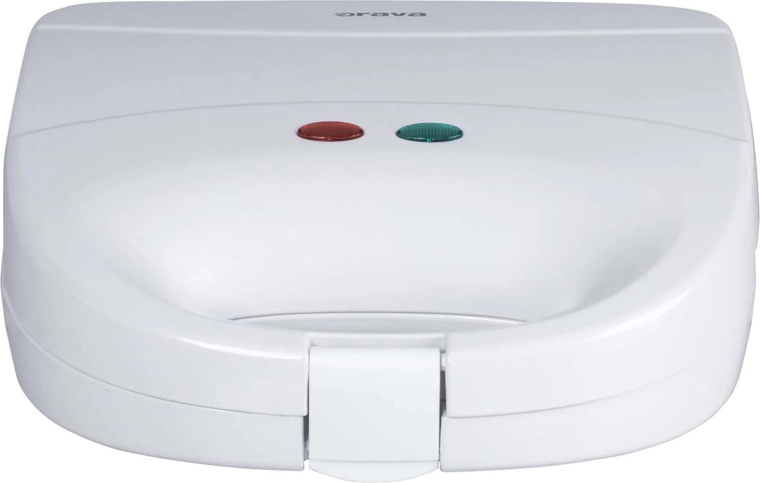 Háromszög alakú szendvicssütő 750 W fehér