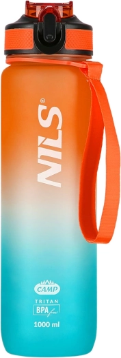 Tritán ivópalack 1000 ml narancs–kék NILS Camp