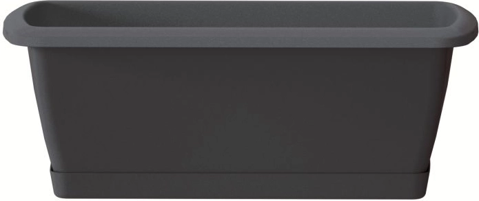 RESPANA virágláda tálcával 49 cm antracit