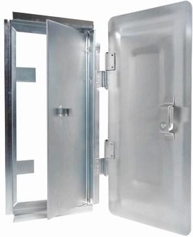 Horganyzott kéményajtó 200 × 360 mm