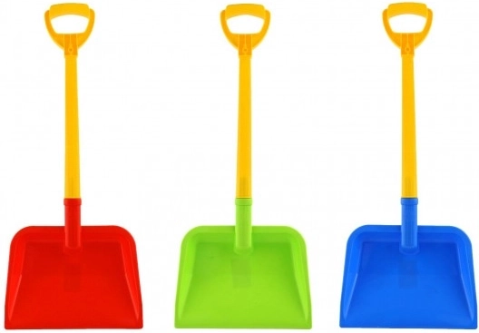 Műanyag lapát 4 színben 28x4x67 cm 12 hó+