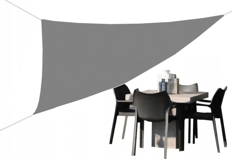 Háromszög árnyékoló ponyva 3 × 3 × 3 m, szürke