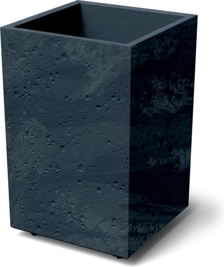 Sierra Square High virágtartó betonhatással, antracit 38,5 × 38,5 cm