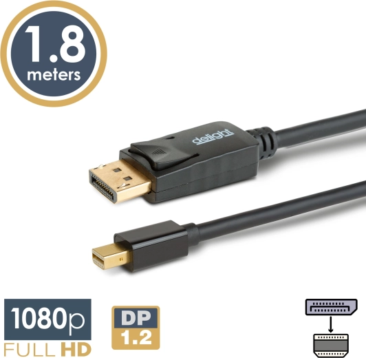 DisplayPort–Mini DisplayPort kábel, 1,8 m
