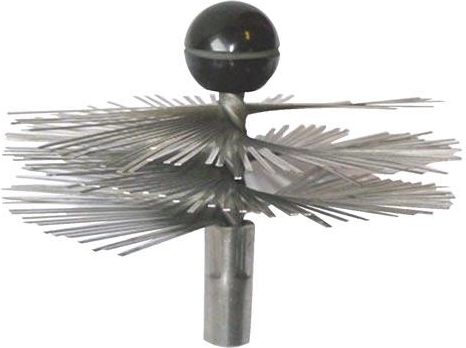 Rozsdamentes kéménykefe 180 mm