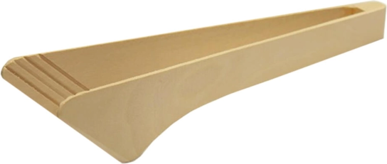 Széles, bükkfából készült konyhai csipesz, 30 cm