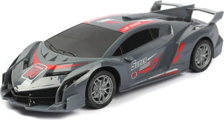 Sport RC autó szürke-piros – 1 db