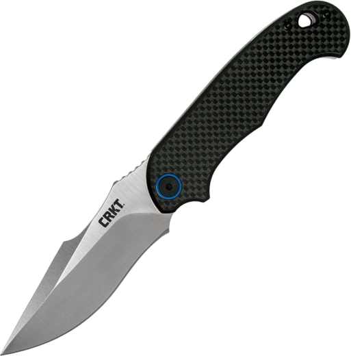 CRKT P,S,D, Carbon Fiber zárható zsebkés rásegített nyitással, 9,2 cm